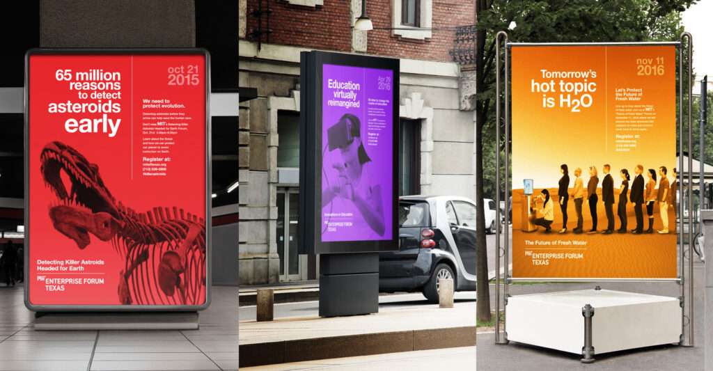 pDOOH advetising Stand Board